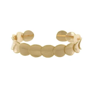 Detalhes do produto Bracelete liso banhado em Ouro 18k. Comprimento: 7 cm Largura: 1cm