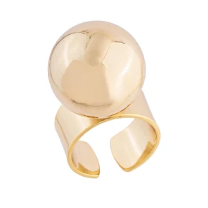 ANEL MAXI ESFERA DOURADO