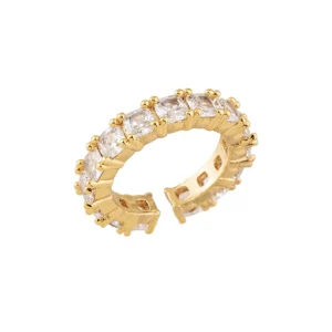 ANEL ZIRCONIAS QUADRADAS 1