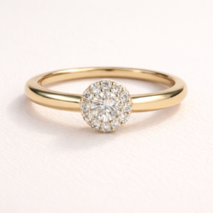 Anel Chuveirinho Cristal Cravejado com Microzirconias