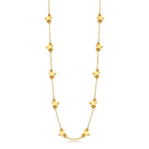 Colar lindíssimo e todo apaixonante! Ideal para deixar sua composição romântica e super leve. Um modelo de colar moderníssimo e todo delicado, perfeito para usar em ocasiões especiais para te deixar ainda mais linda e atraente! Colar composto por estrelas. Ideal para deixar seu visual único e com um charme intenso. Combine com brincos de estrelas para complementar sua combinação! O banho em ouro 18k causa um destaque encantador na joia. Tem que ter!