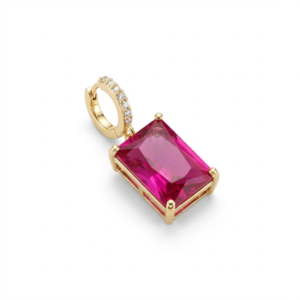 O Pingente Retangular Pink com banho de ouro 18k é um acessório versátil e atemporal, que certamente se tornará um item querido em sua coleção. Seja para presentear alguém especial ou para se presentear, essa joia é uma escolha encantadora que certamente irá impressionar.
