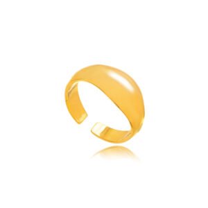 Os anéis da Autenza ajustáveis, com tamanhos que são regulados por você. Simplesmente perfeitos, com o mais perfeito acabamento e a qualidade no banho que você já conhece. Aprimore seu estilo com nosso anel regulável. Este anel sofisticado apresenta um design único. Com seu acabamento em ouro 18k, ele garante um brilho duradouro e uma aparência luxuosa. A característica ajustável oferece conforto e praticidade, adaptando-se perfeitamente a qualquer dedo.