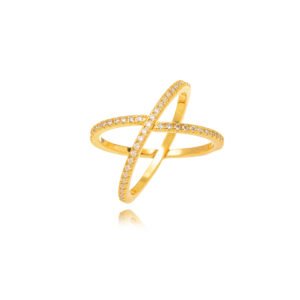 Cada anel é cuidadosamente cravejado com zircônias, garantindo um brilho intenso e um toque de glamour a qualquer visual. Com seu design único, torna-se uma opção prática e sofisticada para todas as ocasiões. Use-os sozinhos para um look minimalista ou combine-os para criar uma tendência ousada e cheia de estilo!